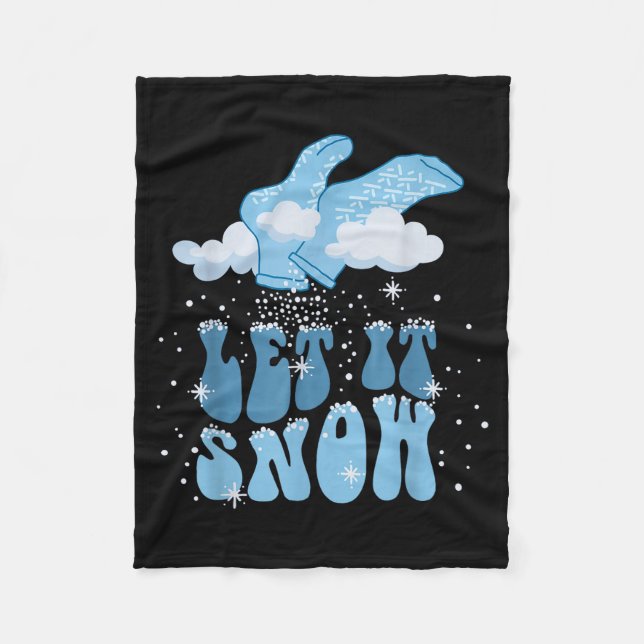 Groovy Let It Snow Pct Patient Care Tech Nurse Chr Fleecefilt (Framsidan)