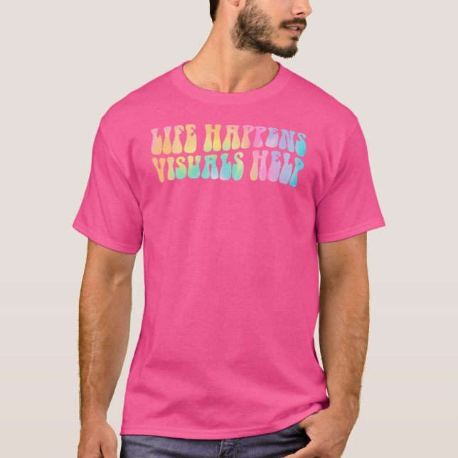 Groovy Life händer Visuals Help Sped Squad Sped T Shirt (Framsida)