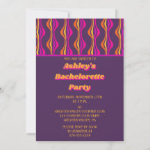Groovy Lila Disco Bachelorette Party