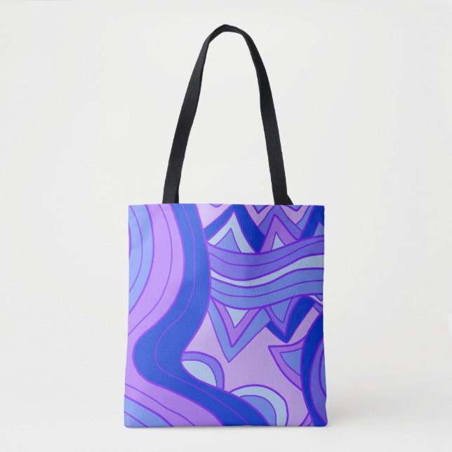 Groovy Lila Tygkasse (Framsida)