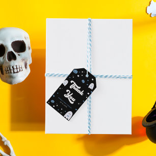 Groovy Little Boo Boy Halloween Baby Shower Spöke Presentetikett
