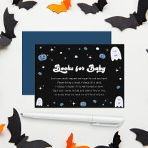 Groovy Little Boo Boy Halloween Boos för Baby Card