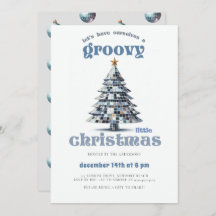 Groovy Little jul Disco Blue jul Party