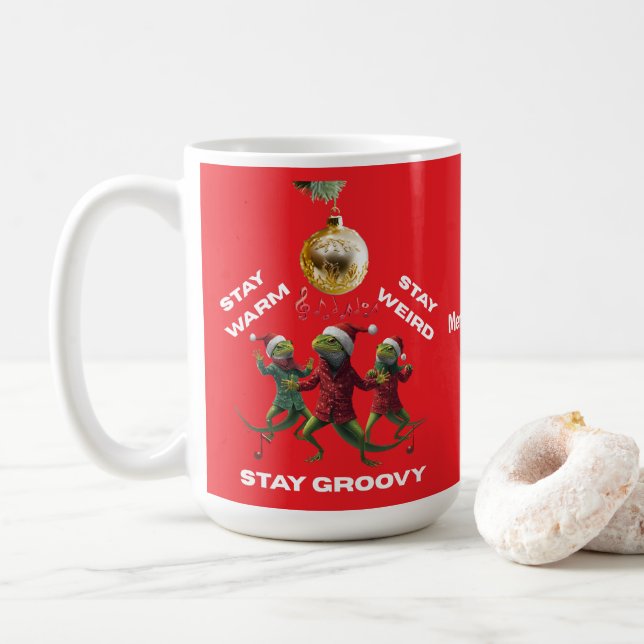 Groovy Lizards  Kaffemugg (Med munk)