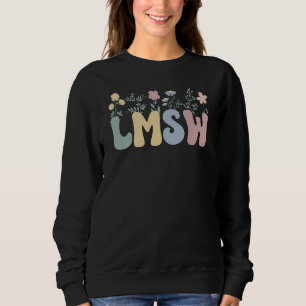 Groovy Lmsw Flowers licensierade Master Social Wor T Shirt