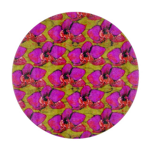 Groovy Magenta Blommig Design (Framsidan)