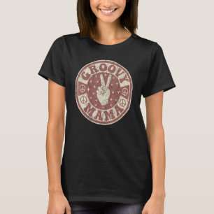 Groovy Mama 70-tals estetik Nostalgi 1970-tal Retr T Shirt