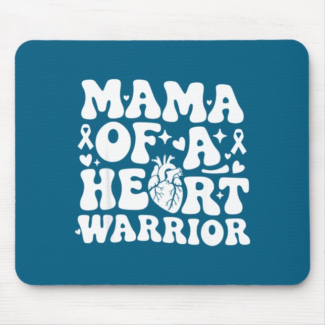 Groovy Mama Of A Heart Warrior Chd Awareness Heart Musmatta (Framsidan)