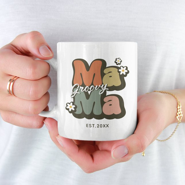 Groovy Mama Retro Kaffemugg (Skapare uppladdad)