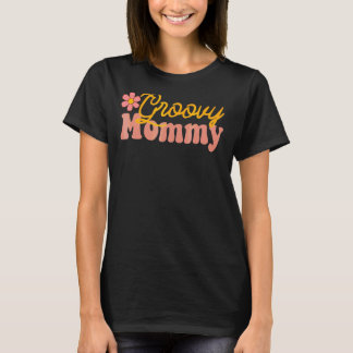 Groovy Mamma 60-talets Aesthetic Nostalgia 1970's T Shirt
