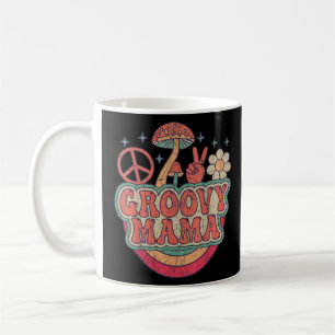 Groovy Mamma 70-talet Aesthetic Nostalgia 1970 s M Kaffemugg