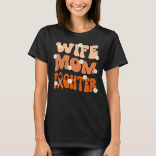 Groovy mamma, fru kombattant och medvetandegörande t shirt