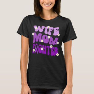 Groovy mamma hustru fighter fibromyalgia FM-medvet T Shirt