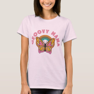 Groovy-mamma-retrobutterfly-design T Shirt