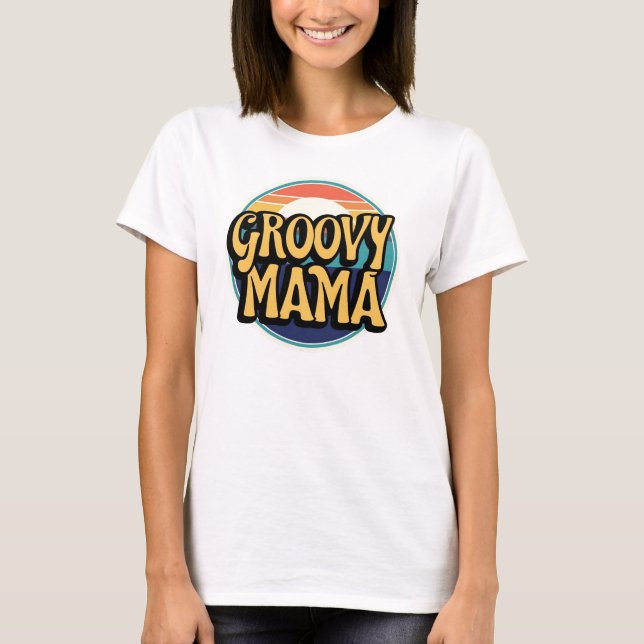 Groovy Mamma T-shirt (Framsida)