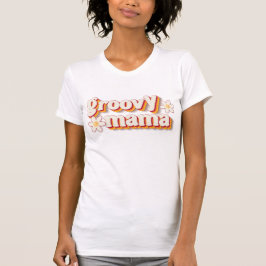 Groovy Mamma T-Shirt | Retro Daisy Födelsedagsfest