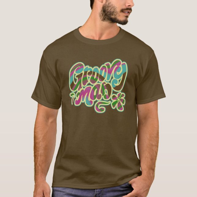 Groovy Man T Shirt (Framsida)