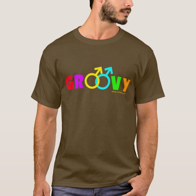 Groovy manar utslagsplats t shirt (Framsida)