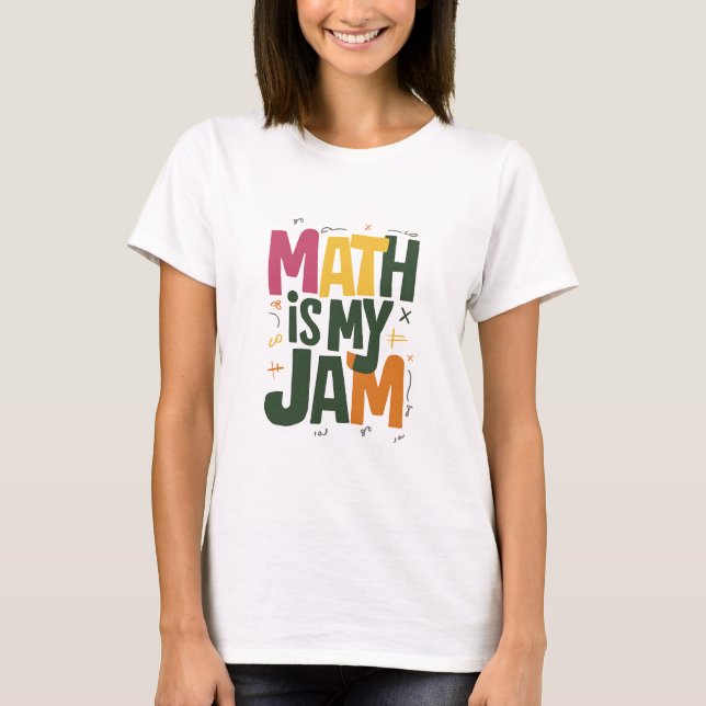 Groovy Math är min första dag i Sylt Back to schoo T Shirt (Framsida)
