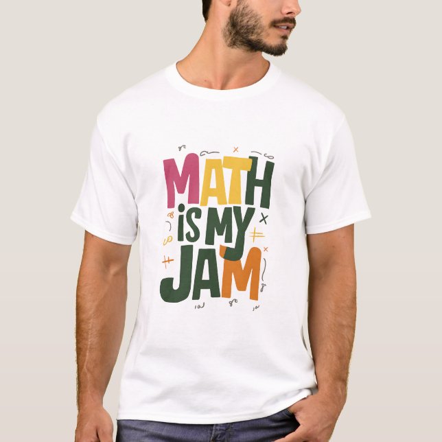 Groovy Math är min grej Första dagen tillbaka till T Shirt (Framsida)