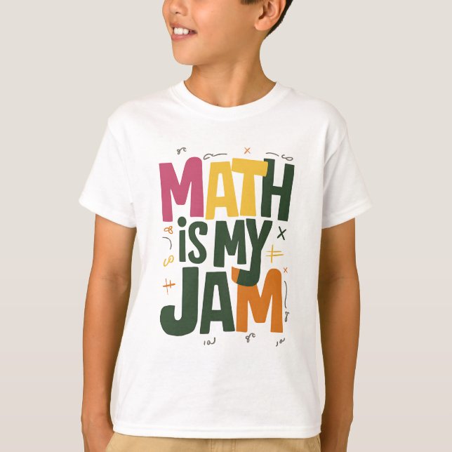 Groovy Math är min grej första dagen tillbaka till T Shirt (Framsida)