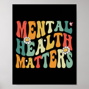 Groovy Mental Health Matters Human Brain Sjukdom A Poster