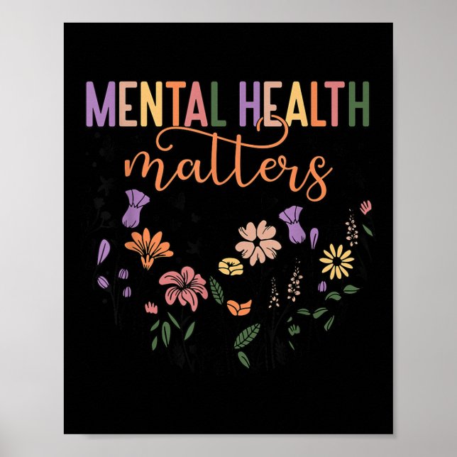 Groovy Mental Health S Human Brain Sjukdom Awarene Poster (Framsidan)