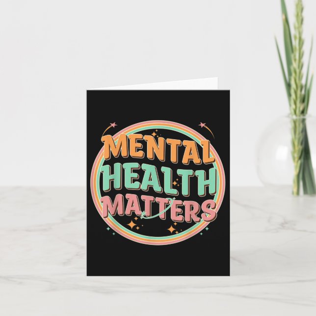 Groovy Mental Health S Human Mental Awareness Kort (Framsida)