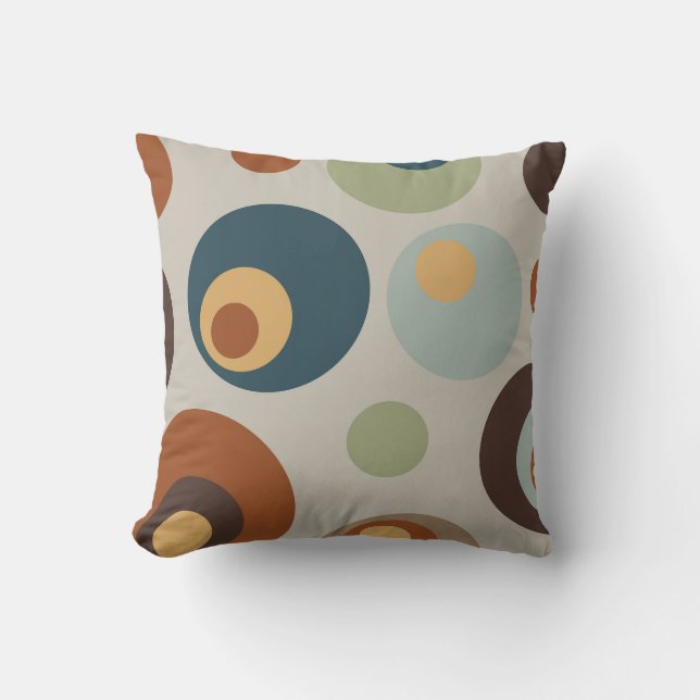 Groovy Mid Century Modern Dekorativ kudde (Framsida)