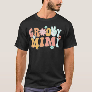Groovy Mimi Grandma Matching Family 1St Birthday P T Shirt