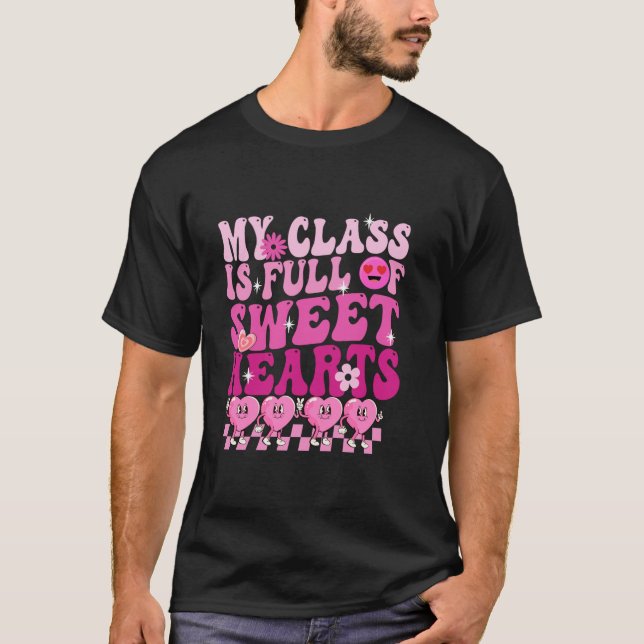 Groovy min klass är Fullt till svenske lärare Val T Shirt (Framsida)