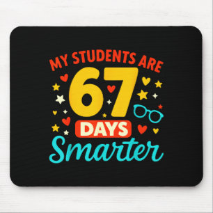 Groovy Mina Elever Är 67 Dagar Smartare 67 Meme Fö Musmatta