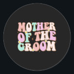 Groovy Mor vid Groom Möhippa Mamma från Runt Klistermärke<br><div class="desc">Groovy Mor i Groom Möhippa Mamma från Groom</div>