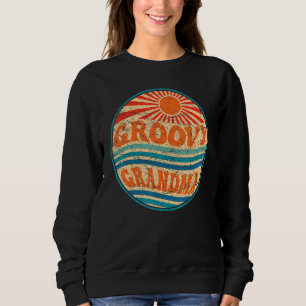 Groovy Mormor 70-tals Estetik Nostalgi 1970-tal Re T Shirt