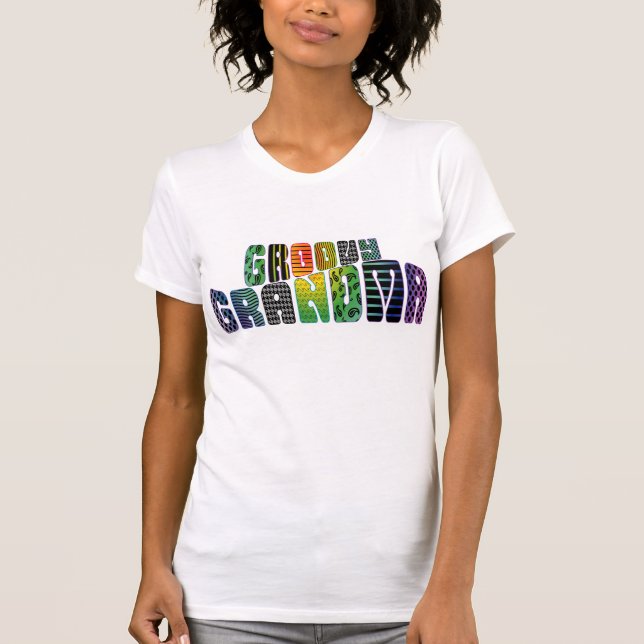 Groovy mormor t-shirt (Framsida)