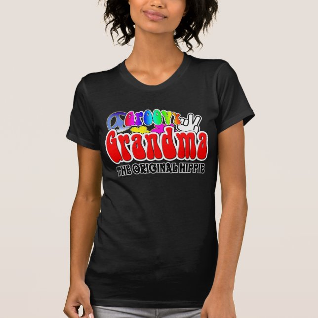 Groovy mormorskjorta tee shirt (Framsida)