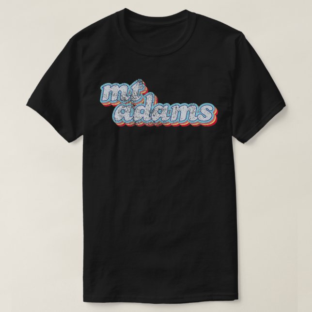 Groovy Mount Adams  T Shirt (Design framsida)