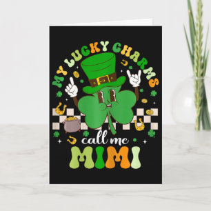 Groovy My Lucky Charms Kalla mig Mimi St Patricks Kort