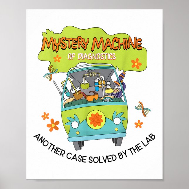 Groovy Myasty Maskin of Diagnostics Lab Tech Lab Poster (Framsidan)