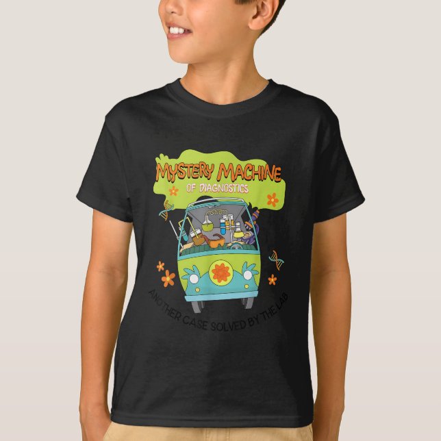Groovy Myasty Maskin of Diagnostics Lab Tech Lab T Shirt (Framsida)