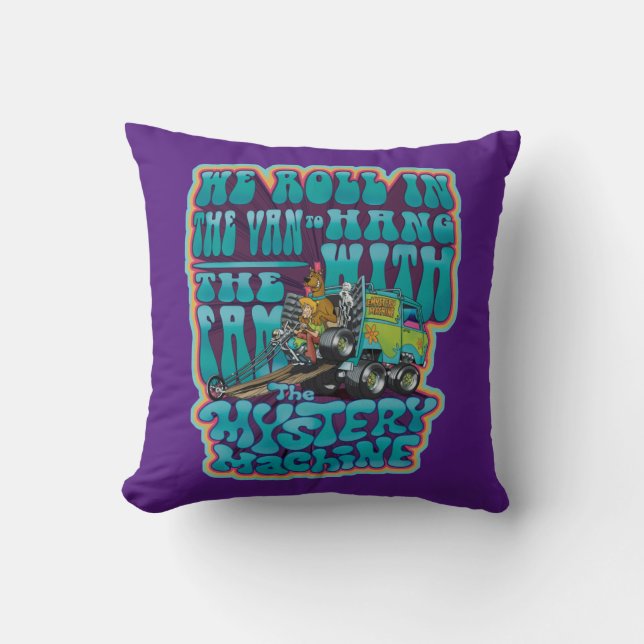 Groovy Mystery Machine Familjegrafik Kudde (Framsida)