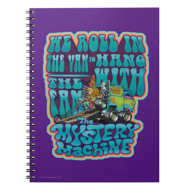 Groovy Mystoppy Maskin Fam Graphic Anteckningsbok (Framsidan)