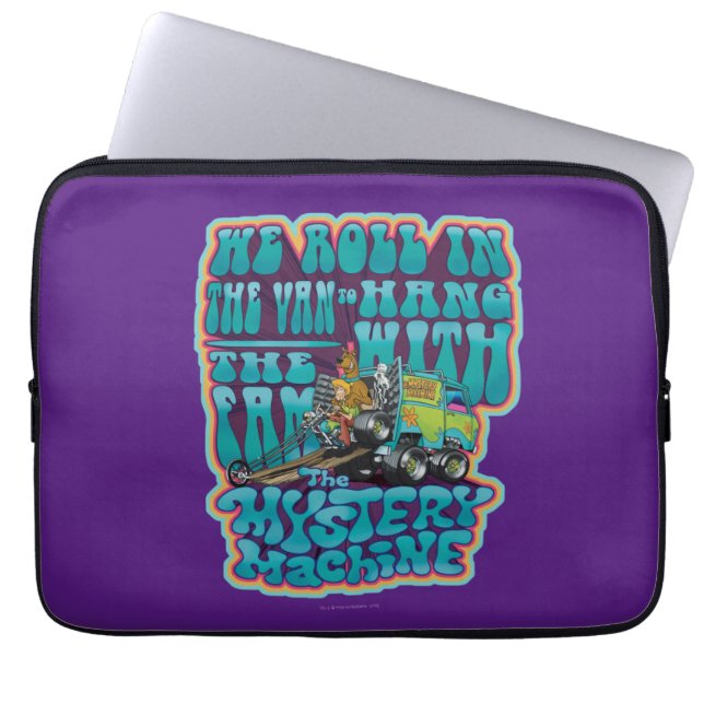 Groovy Mystoppy Maskin Fam Graphic Laptop Fodral (Framsidan)