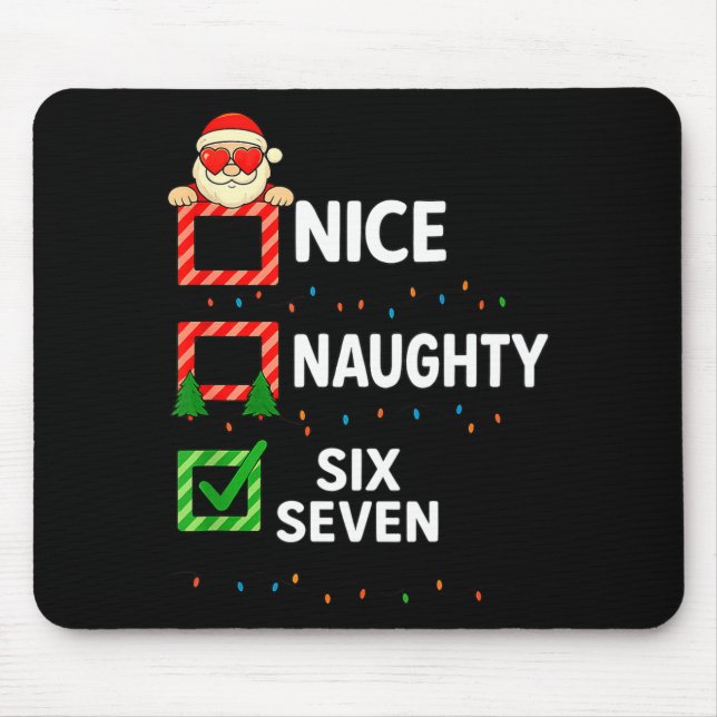 Groovy Naughty Six Seven 67 Christmas Family Xmas  Musmatta (Framsidan)