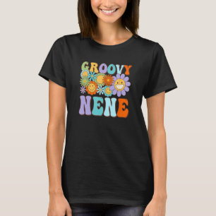 Groovy Nene-Daisyn Flower Smile Ansikte 60-talets T Shirt