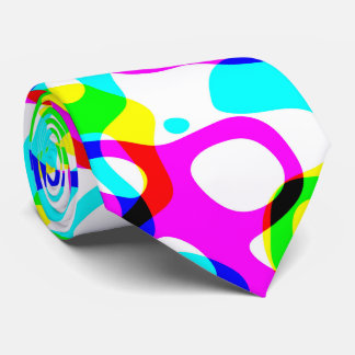 Groovy Neon Fluorescent Hippie Liquid Swirls Slips