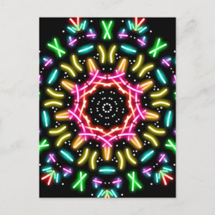 Groovy neon vykort