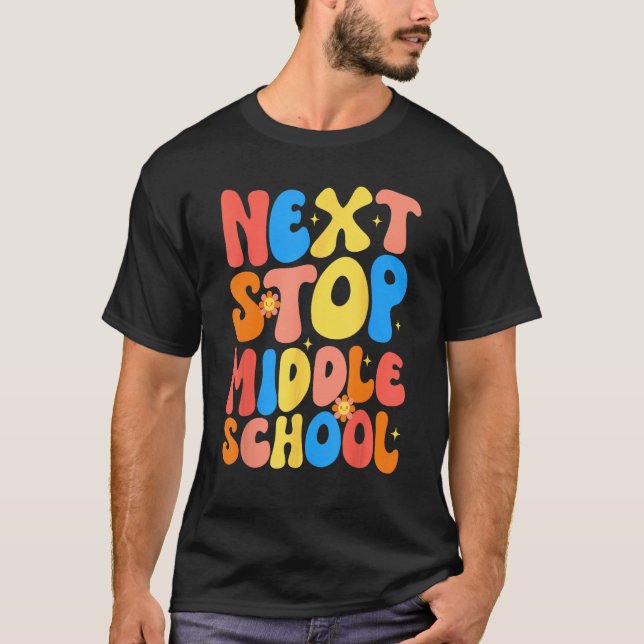 Groovy Next Stop Mitten School Elementary School G T Shirt (Framsida)