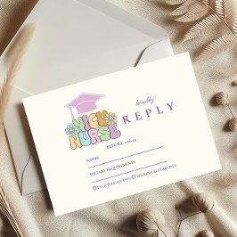 Groovy NICU Nurse Graduation Party OSA Kort