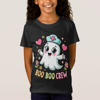 Groovy Nurse Boo Boo Crew Ghost Halloween Nursing T Shirt